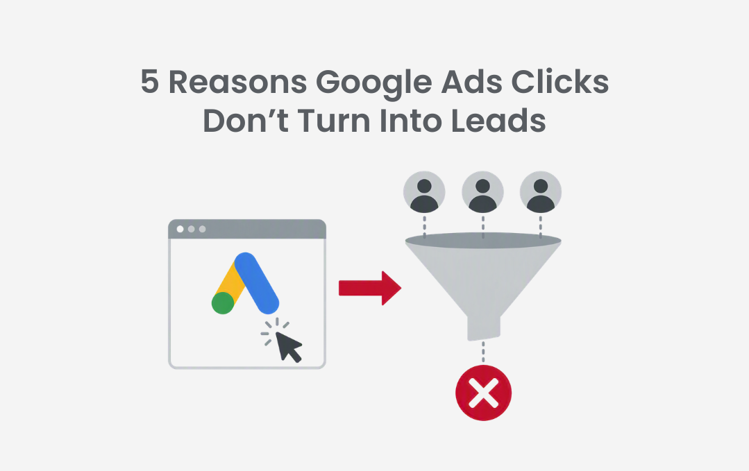 5 Reasons Google Ads Clicks Don’t Turn Into Leads